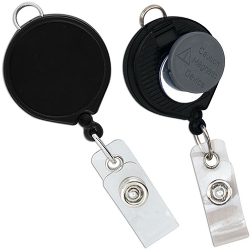 Loop Badge Reel - Magnet Black