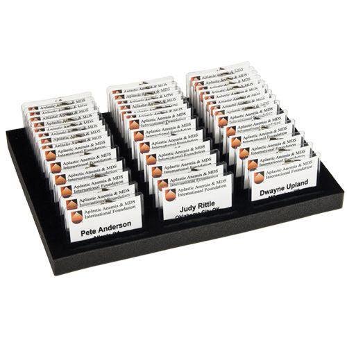 Deli Name Badge 5752 Card Holders with Clips 90x54mm 50 PCS/Box