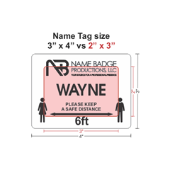 EZ Read Name Tags