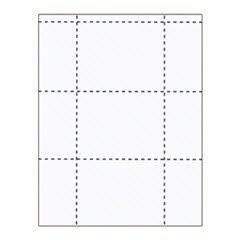 4 3/8" x 3 1/2" All-In-One Large Inserts - 250 pack