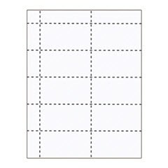 3 3/4" x 2" Standard 2 Pocket Inserts - 500 pack