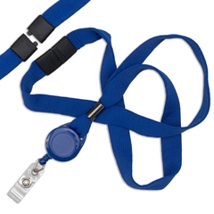 5/8" Breakaway Lanyard - Badge Reel