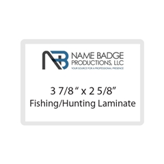 3 7/8" x 2 5/8"  Fishing/Hunting Laminate