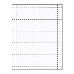 3 1/2" x 2" Business Card Inserts - 100 pack