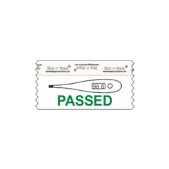 4" EZ Read Horizontal Ribbon - PASSED