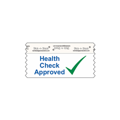 4" EZ Read Horizontal Ribbon - Health Check Approved