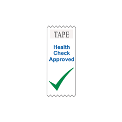 4" EZ Read Vertical Ribbon - Health Check Approved