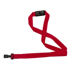5/8" Fully Compostable Lanyard - Organic Plastic Clip