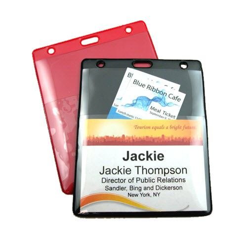 4" x 4 7/8" Deluxe Event 2 Pocket Holder - Slot