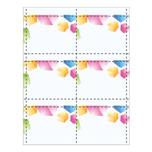 Full Color Imprint on White paper