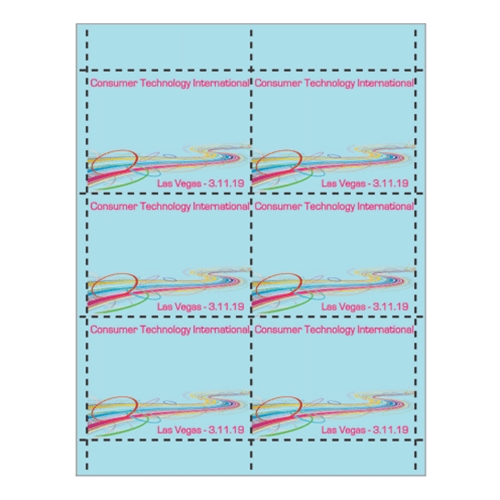 Full Color Imprint on Color paper
