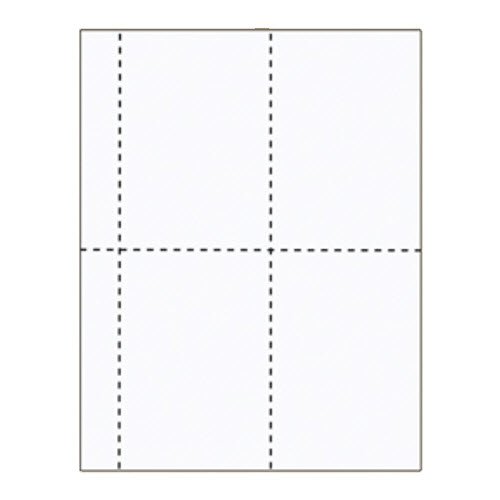 3 5/8" x 5 1/2" Standard 2 Pocket Inserts-500 pack