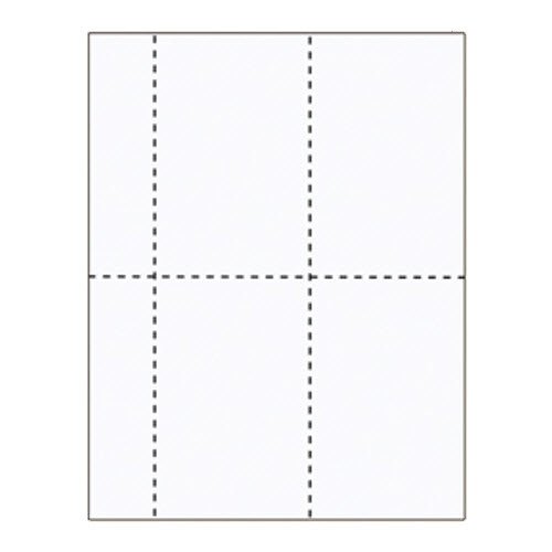 3 1/2" x 5 1/2" Tuck-In Inserts - 500 pack