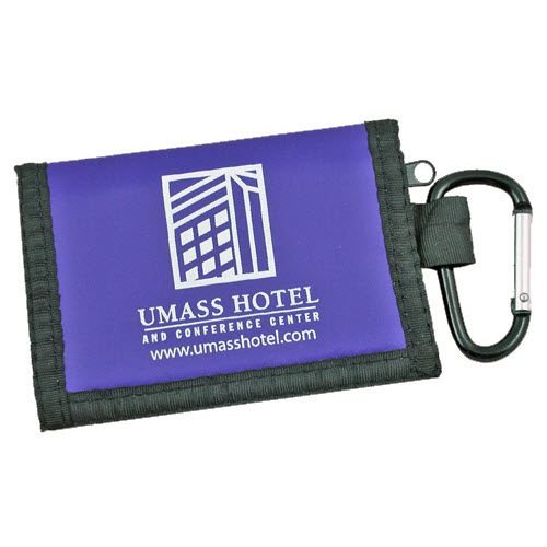 Imprinted ID Wallet - Carabiner