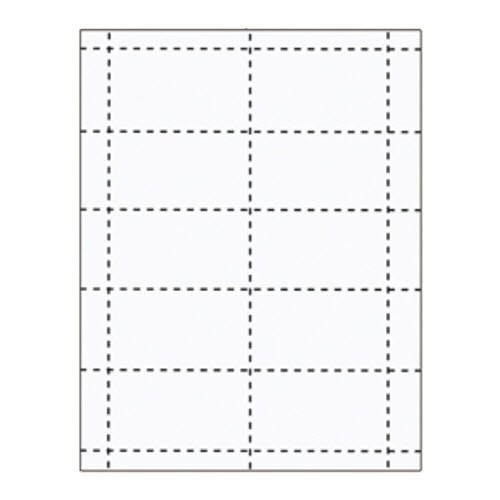 3 1/2" x 2" Business Card Inserts - 500 pack