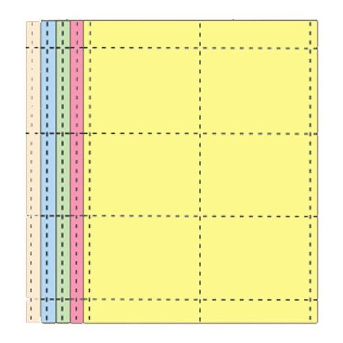 4" x 3"  Multi-Pack Name Badge Inserts - 1000 pack
