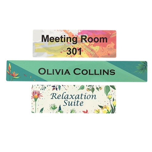 Metal Full Color Name Plate Only
