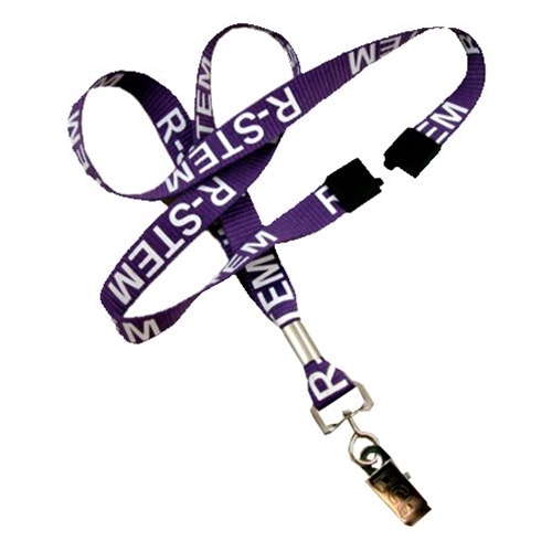 1-Color Imprinted Lanyard - Breakaway