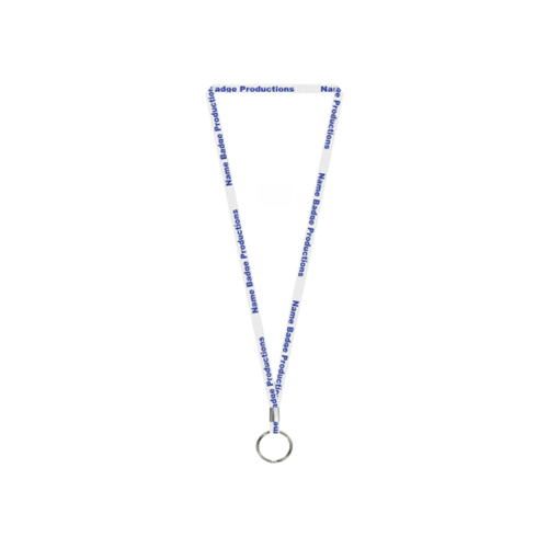 1-Color Imprinted Anti-Microbial Lanyard