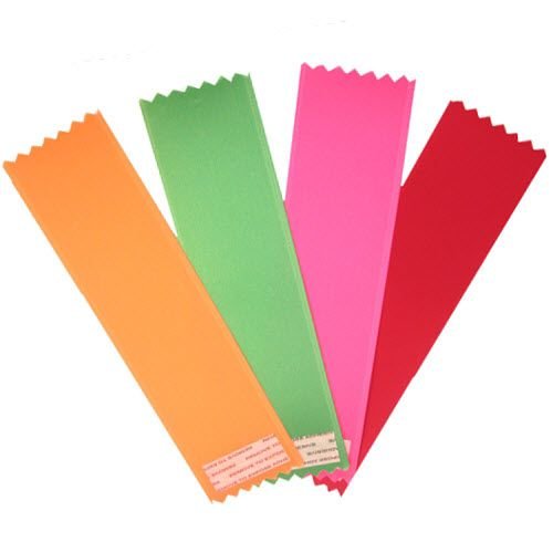 6" Vertical Blank Ribbons - Name Badge Productions