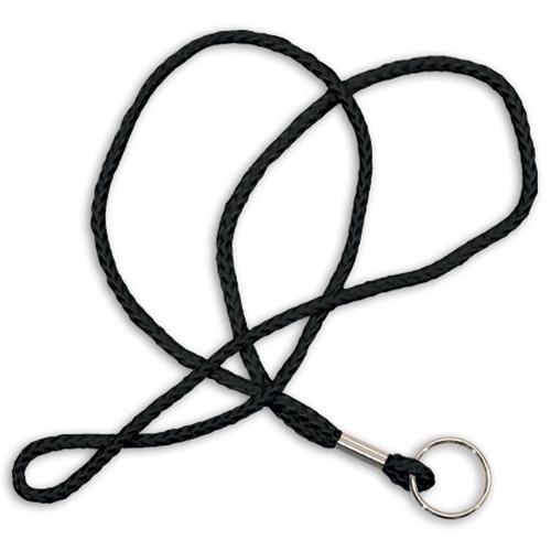 1/4" Braided Lanyard - Ring