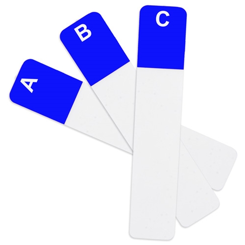 1 1/2" x 7 5/8" Premier Alpha Name Badge Dividers