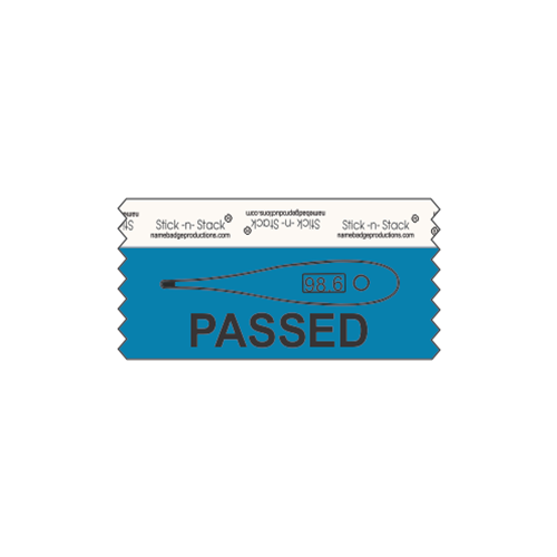 4" EZ Read Horizontal Ribbon - PASSED