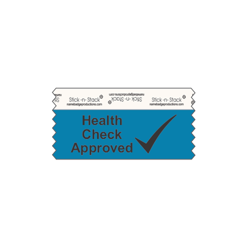 4" EZ Read Horizontal Ribbon - Health Check Approved